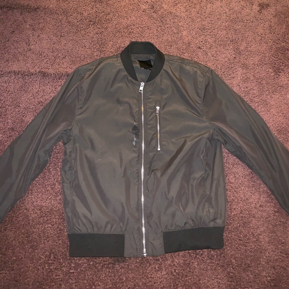 Green Bomber jacket